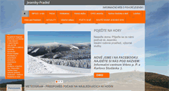 Desktop Screenshot of jeseniky-praded.cz