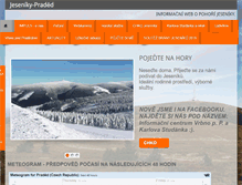 Tablet Screenshot of jeseniky-praded.cz